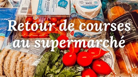 RETOUR DE COURSES CHEZ PROVIGO Haul épicerie avec description des