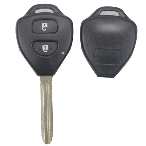 2 Button Uncut Replacement Remote Key Shell For Toyota Corolla RAV4