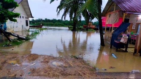 Tanggul Belum Diperbaiki Tiga Kampung Di Aceh Tamiang Terendam Banjir