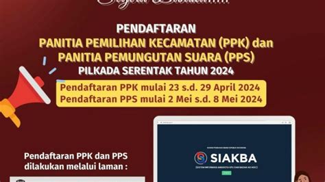 Kpu Kota Mojokerto Membuka Pendaftaran Ppk Dan Pps Untuk Pilkada