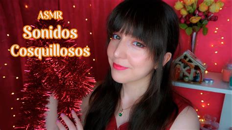 Asmr Sonidos Cosquillosos Para Dormir Especial Navidad Tapping