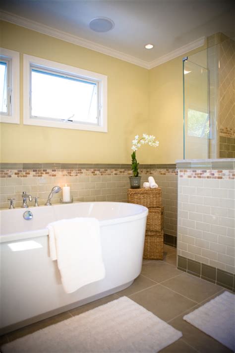 Yellow and Green Bath - Traditional - Bathroom - San Francisco - by Story & Space - Interior ...