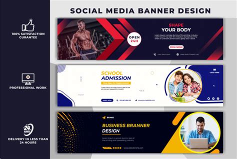 Design Professional Linkedin Cover And Social Media Banner By