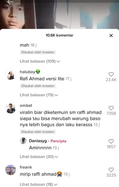 Viral Tukang Bakso Mirip Raffi Ahmad Begini Reaksi Pembelinya