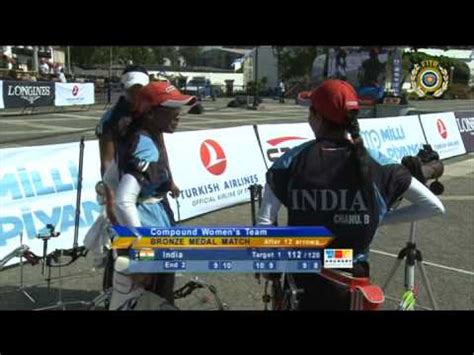 India V Venezuela Compound Women S Team Bronze Santo Domingo 2009