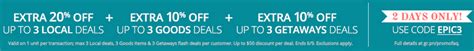 Groupon Canada New 2 Days Offers Save An Extra 20 Off Local Deals 10 Off Goods And Getaways