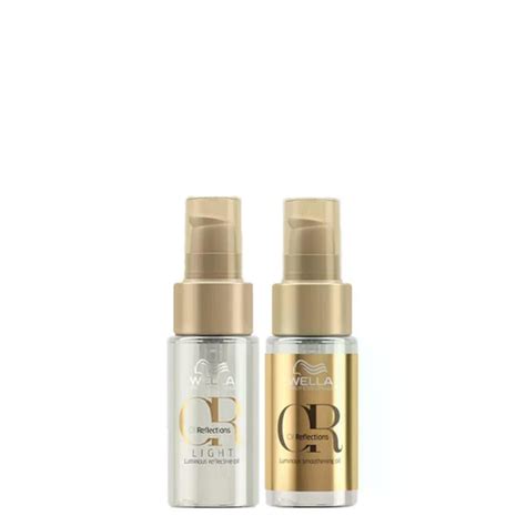 Kit Wella Oil Reflections Duo Óleo Regular 30 ml Óleo Light 30 ml