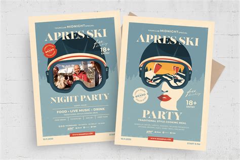 Apres Ski Flyer Template Psd Ai Brandpacks