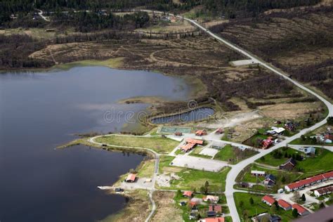 View Over FunÃsdalen HÃrjedalen Sweden Stock Image Image of tree