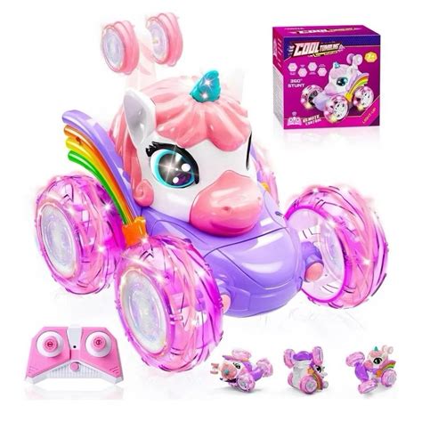 Carro Controle Remoto Menina - Carro De Controle Remoto Unicórnio Para Menina 360 ° Giratórios 4WD ...