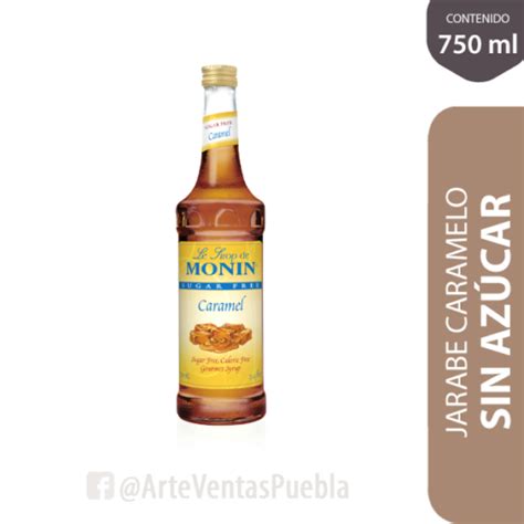 Jarabe Caramelo Libre De Az Car Monin Cj Ml Arte Ventas