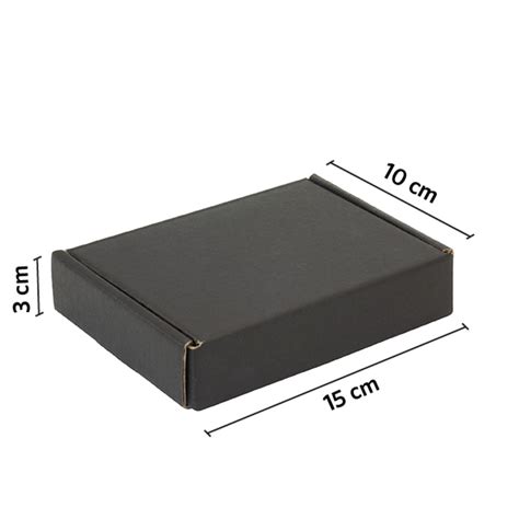 Caja Autoarmable 15x10x3 Negra