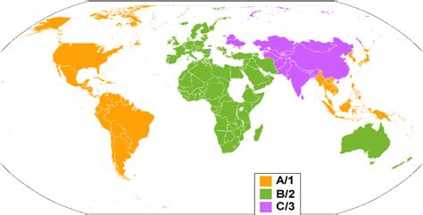 Blu Ray Regions Map