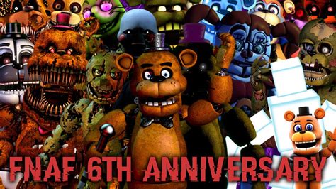 Fnaf Sfm Five Nights At Freddy S Th Anniversary Fnaf Fanko Remix