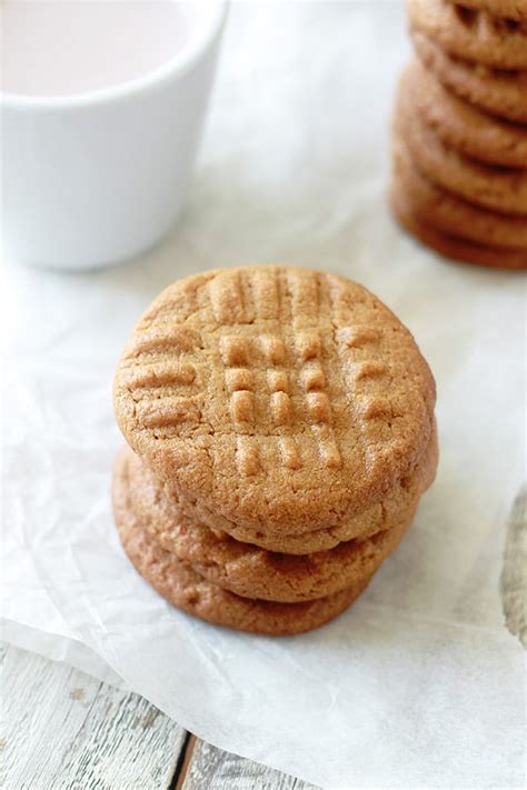 Cookies au beurre de cacahuètes moelleux sans gluten Cuisine Culinaire