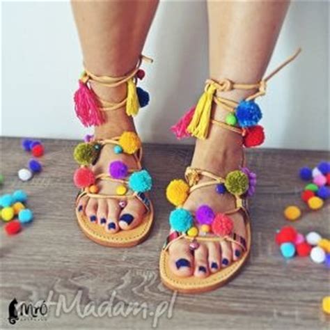 Buty Handmade Paputy Kapcie Bambosze Boho Prezent Art Madam Pl