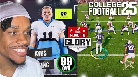 College Football 25 Road To Glory Is Here Gameplay Build System