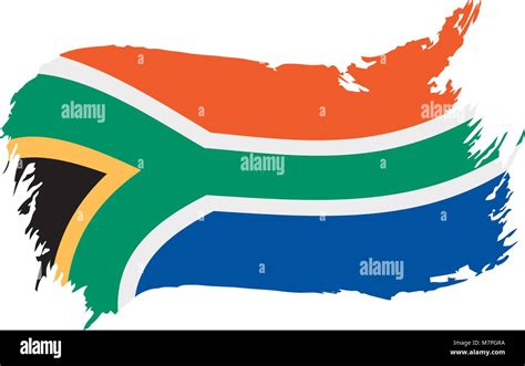 South Africa Flag Vector Illustration Stock Vector Image Art Alamy