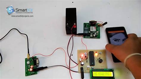 One Touch Alarm Women Safety System Using 8051 Based Microcontroller Youtube