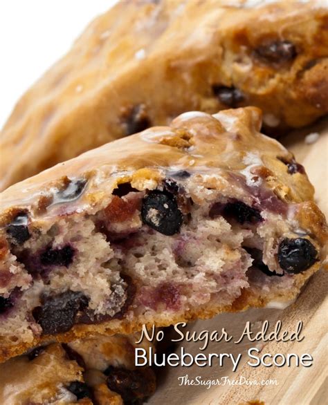 Easy And Delicious No Sugar Added Blueberry Scone Recipe