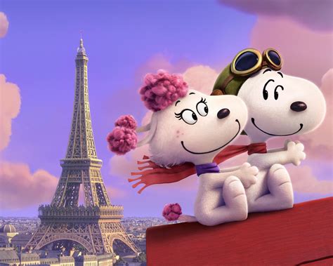 Snoopy Is Falling In Love With Fifi From The Peanuts Movie R Snoopytown