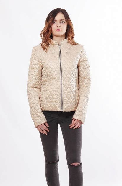 Женская демисезонная куртка Саша 1-Р Бежевый Размер 60 от продавца ...