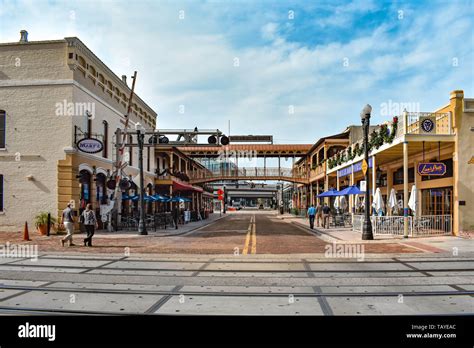 Orlando Florida December 24 2018 Panoramic View Of Church Street