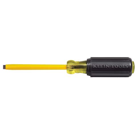 Coated Flathead Screwdriver, 3/16-Inch Cabinet Tip - 6203 | Klein ...