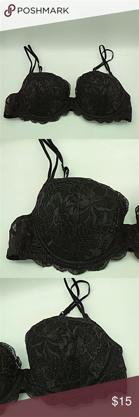 Victoria Secret Lightly Lined Demi Bra Black 34c Demi Bra Bra