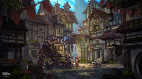 MEDIEVAL FRIENDSHIP - Fantasy Environment Concept Art :: Behance