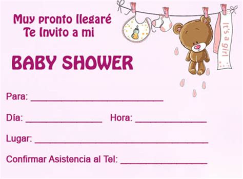 Invitaciones De Baby Shower Ositos