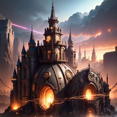 Steampunk Castle By Minimckenzieai On Deviantart