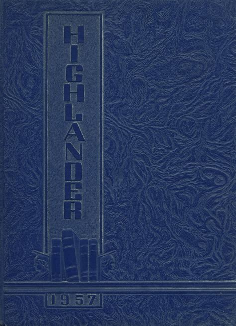 1957 Yearbook From Highlands High School From Ft Thomas Kentucky For Sale