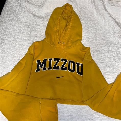 Nike Tops Cropped Mizzou Hoodie Poshmark