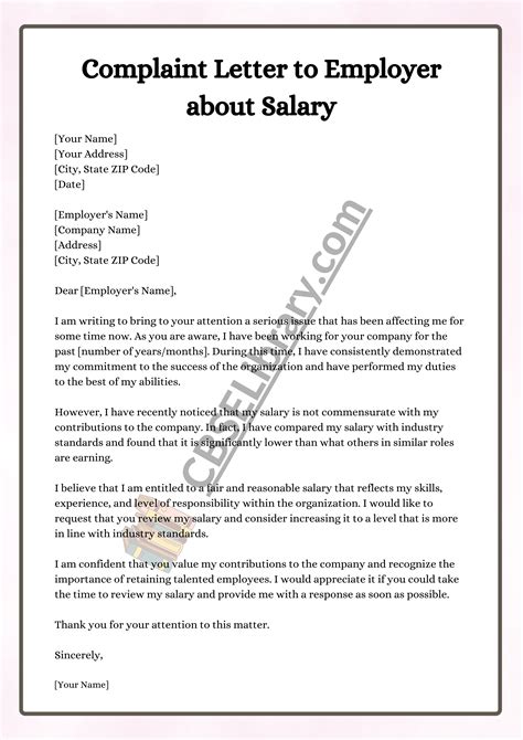 Complaint Letter Format Samples How To Write A Complaint Letter