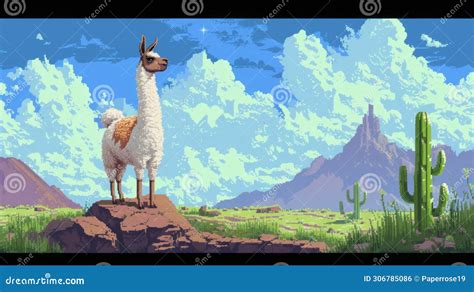 A Cool Llama Stock Illustration Illustration Of Decoration 306785086