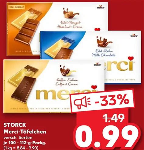 Storck Merci T Felchen G Packg Angebot Bei Kaufland