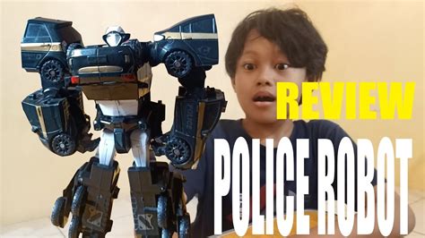 Police Robot Toy Review YouTube