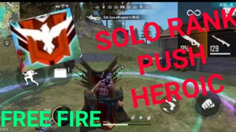 Best Solo Rank Push Gameplay Garena Free Fire 🇮🇳 Youtube