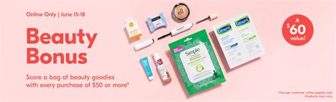 Shoppers Drug Mart Canada Gwp Free Beauty Bonus Bag Of Beauty Goodies