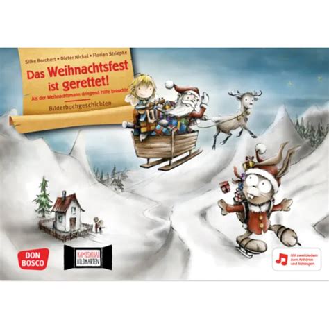 Kamishibai Karten Das Weihnachtsfest Ist Gerettet Mawi Spiele