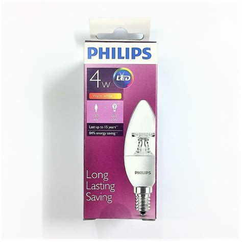 Philips Led Candle 4w E14 Warm White Zener Online Diy Store