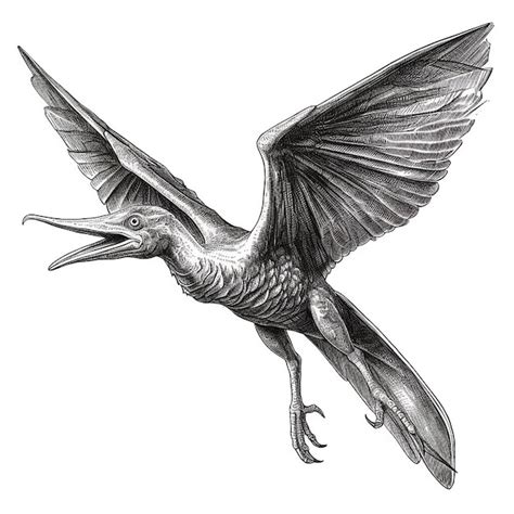 Pterod Ctilo Dinosaurio Volador Dinosaurio Reptil Prehist Rico Dibujo