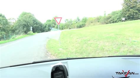 Nice Blonde Fucked In Van Lovita Fate