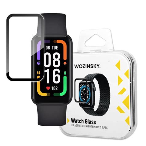 Wozinsky Watch Glass Hybrid Glass Za Xiaomi Redmi Smart Band Pro Crno