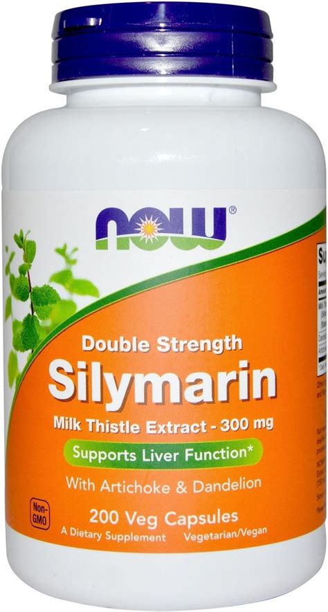 Amazon Now Foods Silymarin Milk Thistle Extract 2X 300Mg 200