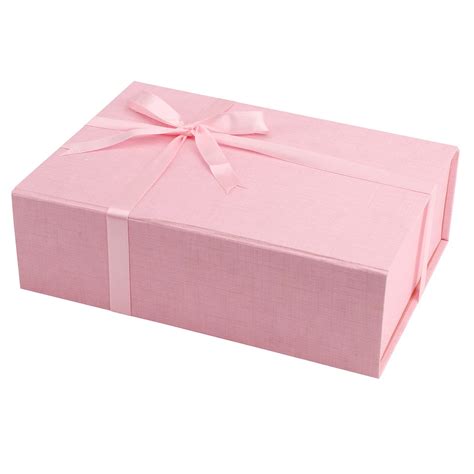 Buy Luxury Magnetic Gift Box Rectangle Gift Box With Ribbon Card And