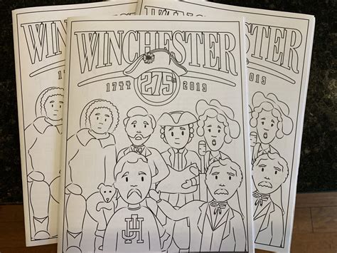 Winchester Coloring Books Now Available Old Town Winchester