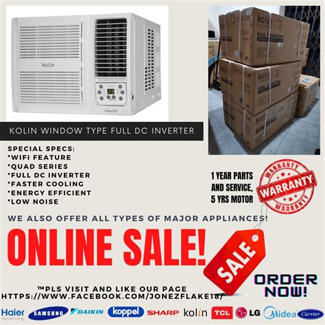 Kolin Hp Full Dc Window Type Inverter With Wifi Features Kag Wcinv