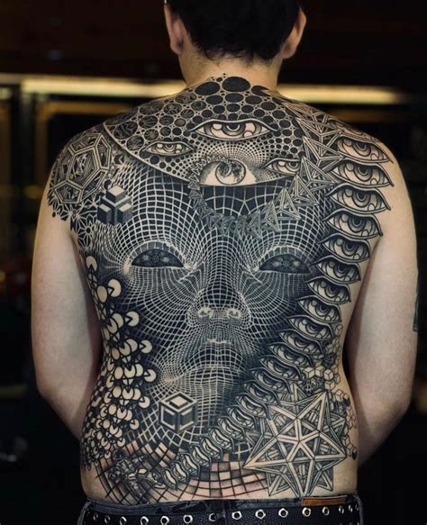 Geometric Spiritual Tatoo On Back Best Tattoo Ideas Gallery